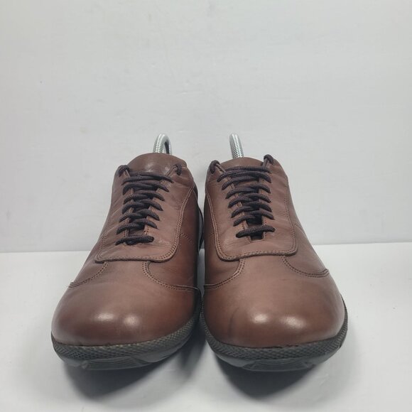 Alan Edmonds Mitchell Men's Brown Leather Oxford Casual Shoes 7.5E - Picture 3 of 8